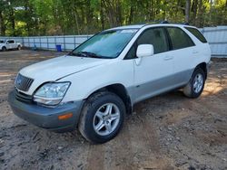 Salvage cars for sale from Copart Austell, GA: 2003 Lexus RX 300