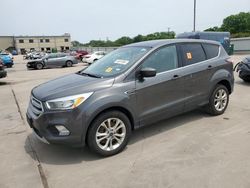 Salvage cars for sale from Copart Wilmer, TX: 2017 Ford Escape SE