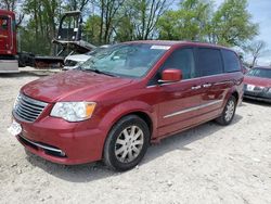 Salvage cars for sale from Copart Cicero, IN: 2016 Chrysler Town & Country Touring