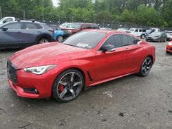 Infiniti q60 red Sport 400 salvage cars for sale: 2021 Infiniti Q60 RED Sport 400