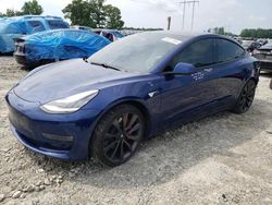 Salvage cars for sale at Loganville, GA auction: 2020 Tesla Model 3
