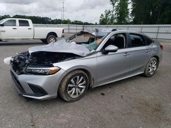 Salvage cars for sale at Dunn, NC auction: 2024 Honda Civic LX