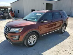 Salvage cars for sale at New Braunfels, TX auction: 2016 Ford Explorer XLT