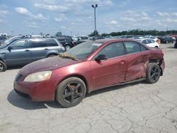 Salvage cars for sale at Indianapolis, IN auction: 2008 Pontiac G6 Base