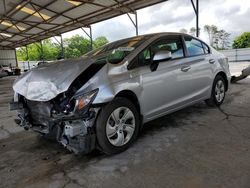 Salvage cars for sale at Cartersville, GA auction: 2013 Honda Civic LX