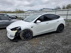 Salvage cars for sale at Albany, NY auction: 2022 Tesla Model Y