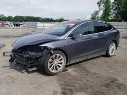 Salvage cars for sale at Dunn, NC auction: 2018 Tesla Model X