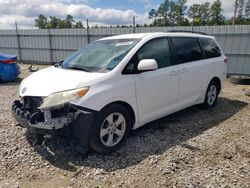 Salvage cars for sale at Harleyville, SC auction: 2011 Toyota Sienna LE