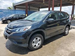 Salvage cars for sale at Riverview, FL auction: 2016 Honda CR-V LX