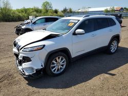 Salvage cars for sale from Copart Columbia Station, OH: 2015 Jeep Cherokee Limited