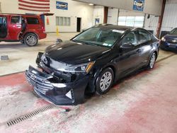 Salvage cars for sale at Angola, NY auction: 2019 Hyundai Elantra SE