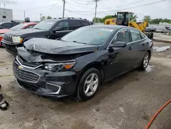 Salvage cars for sale from Copart Chicago Heights, IL: 2016 Chevrolet Malibu LS