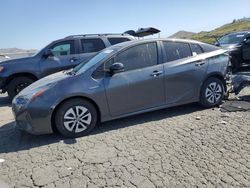 Salvage cars for sale at Colton, CA auction: 2017 Toyota Prius