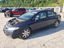 Salvage cars for sale from Copart Hurricane, WV: 2009 Honda Civic LX