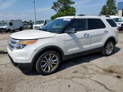Salvage cars for sale at Woodhaven, MI auction: 2013 Ford Explorer XLT