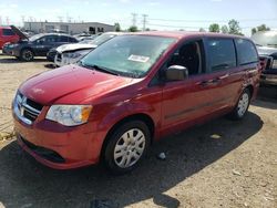 Salvage cars for sale at Elgin, IL auction: 2014 Dodge Grand Caravan SE