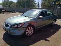 Salvage cars for sale at Denver, CO auction: 2008 Honda Accord EXL