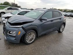 Salvage cars for sale from Copart Orlando, FL: 2021 Hyundai Kona SEL Plus