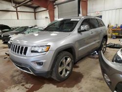Salvage cars for sale at Lansing, MI auction: 2014 Jeep Grand Cherokee Limited