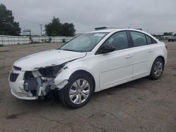 Vehiculos salvage en venta de Copart Moraine, OH: 2013 Chevrolet Cruze LS