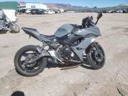 Salvage cars for sale from Copart Colorado Springs, CO: 2018 Kawasaki EX650 F