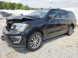 Salvage cars for sale from Copart Fairburn, GA: 2018 Ford Expedition Max Limited