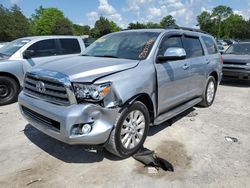 Salvage cars for sale from Copart Madisonville, TN: 2010 Toyota Sequoia Platinum