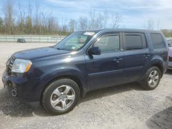 Salvage cars for sale at Leroy, NY auction: 2012 Honda Pilot EXL