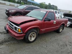 Chevrolet salvage cars for sale: 1997 Chevrolet S Truck S10