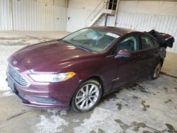 Salvage cars for sale at Gainesville, GA auction: 2017 Ford Fusion SE Hybrid