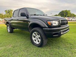 Salvage trucks for sale at Grand Prairie, TX auction: 2002 Toyota Tacoma Double Cab