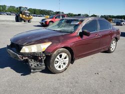 Salvage cars for sale at Dunn, NC auction: 2008 Honda Accord LXP