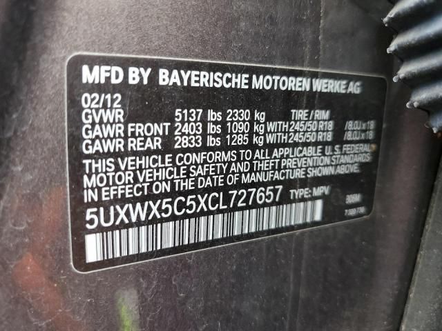 2012 BMW X3 XDRIVE28I