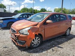 Salvage cars for sale from Copart Columbus, OH: 2017 Mitsubishi Mirage SE