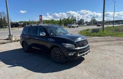 Salvage cars for sale from Copart Bowmanville, ON: 2015 Infiniti QX80