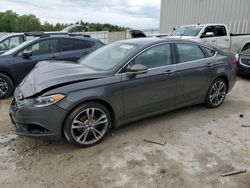 Salvage cars for sale at Franklin, WI auction: 2017 Ford Fusion Titanium