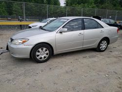 Salvage cars for sale at Waldorf, MD auction: 2004 Toyota Camry LE
