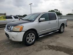 Salvage trucks for sale at Wilmer, TX auction: 2010 Nissan Titan XE