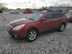 Salvage cars for sale at Barberton, OH auction: 2012 Subaru Outback 2.5I Limited