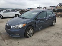 Salvage cars for sale at Grand Prairie, TX auction: 2014 KIA Forte EX