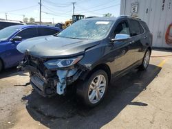 Salvage cars for sale from Copart Chicago Heights, IL: 2018 Chevrolet Equinox Premier