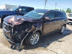 Salvage cars for sale at Chicago Heights, IL auction: 2016 KIA Sorento LX