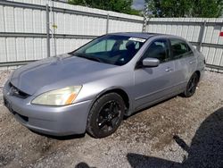 Honda Accord ex salvage cars for sale: 2003 Honda Accord EX