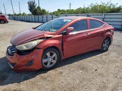 Salvage cars for sale from Copart Miami, FL: 2013 Hyundai Elantra GLS