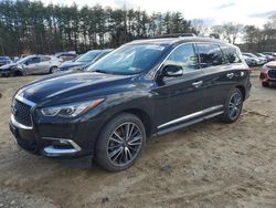 Salvage cars for sale at North Billerica, MA auction: 2018 Infiniti QX60