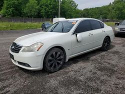 Salvage cars for sale from Copart Finksburg, MD: 2006 Infiniti M35 Base