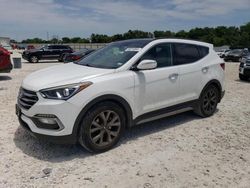 Salvage cars for sale at New Braunfels, TX auction: 2018 Hyundai Santa FE Sport