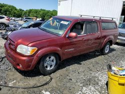 Salvage cars for sale from Copart Windsor, NJ: 2005 Toyota Tundra Double Cab Limited