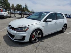 Salvage cars for sale from Copart Rancho Cucamonga, CA: 2016 Volkswagen GTI S/SE