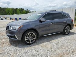 Salvage cars for sale from Copart Fairburn, GA: 2017 Acura MDX Advance